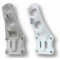 EWC White Aluminum Flagpole Bracket (1" Diameter Pole)